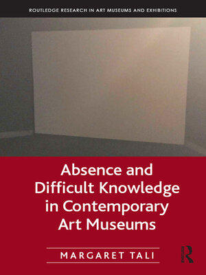 cover image of Absence and Difficult Knowledge in Contemporary Art Museums
